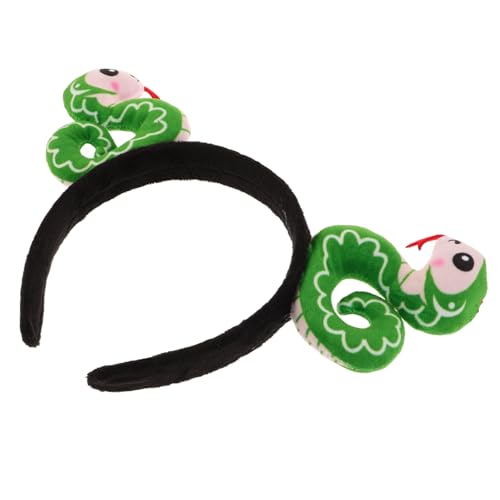 BESPORTBLE Festliches Schlange Haarschmuck Plüsch Haarband mit Niedlichem Schlangen Design für Chinesische Neujahr Sicheres und Rutschfestes Accessoire Einzigartiges Kopfschmuck für von BESPORTBLE