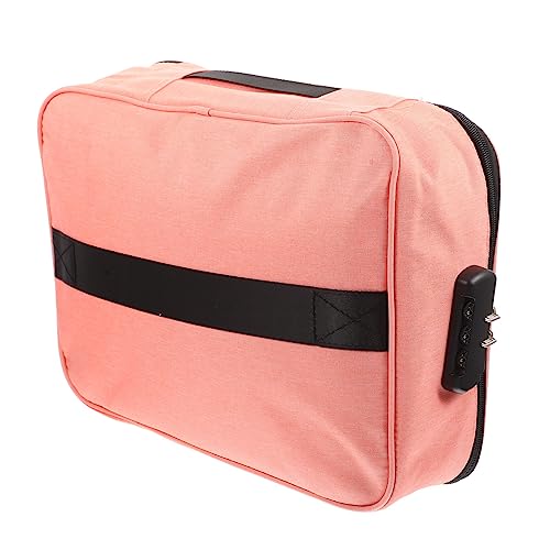 BESPORTBLE Feuerfeste Dokumentenbox Mit Schloss Mehrschichtiges Design Großes Fassungsvermögen Für Pässe Urkunden Bargeld Briefe Wertvolle Fotos Und Geld Tragbar Und Praktisch von BESPORTBLE