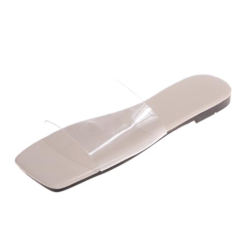 BESPORTBLE Flache Damen Sandalen Sommer Slipper Modisch Robust Elegant Rutschfest Transparent für Strand Garten Freizeit BESPORTBLE Flache Damen Sandalen Sommer Slipper Modisch Robust Elegant Rutschfest Transparent für Strand Garten Freizeit von BESPORTBLE