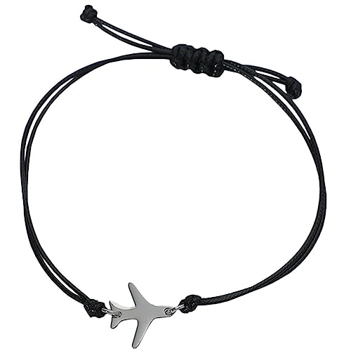 BESPORTBLE Flugzeugarmband Für Männer Geflochtener Schnurarmband Mit Charm Leicht Tragbares Seilarmband Kordelarmband Für Jungen Und Erwachsene Geschenkidee Für Sommer Hochzeit Und Urlaub von BESPORTBLE