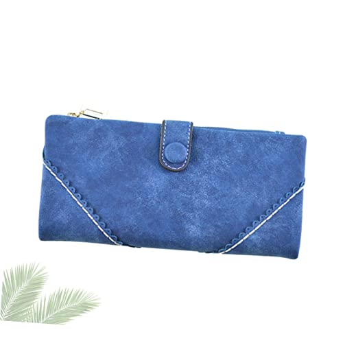 BESPORTBLE Frauen Geldbörse Damen-geldbörse Damen Geldbörse Brieftasche Damen Handtasche Praktische Geldbörse Blue von BESPORTBLE