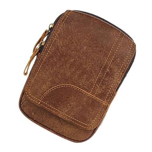 BESPORTBLE Freizeit-hüfttasche Für Herren Multifunktionstasche Aus Echtem Material Handytasche Mit Platz Für Schlüssel Und Karten Outdoor-Tasche Für Laufen Und Reisen von BESPORTBLE