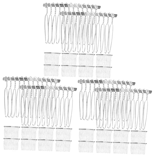 BESPORTBLE 60 Stk Seitlicher Clipkamm Haarkämme Für Schiebe-dutt-kämme Damen-party-haarnadel Haarspangen Brötchenkämme Schieben Feine Zahnkämme Reisekamm Fräulein Legierung Stirnband Blumen von BESPORTBLE