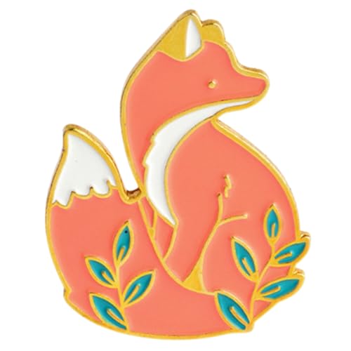 BESPORTBLE Fuchs Brosche Tierbrosche Anstecknadel Für Frauen Mädchen Und Jungen Kreatives Accessoire Mit Feiner Verarbeitung Für Kleidung Taschen Und Hüte von BESPORTBLE