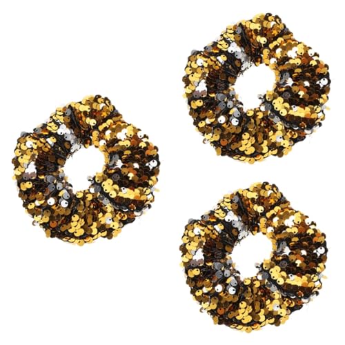 BESPORTBLE Funkelnde Samt Scrunchies Haargummis Für Mädchen Und Frauen - Elastische Haarbänder Mit Glitzernden Pailletten Im Meerjungfrau-Design Perfekt Für Weihnachten Und Partys 3 Stück von BESPORTBLE