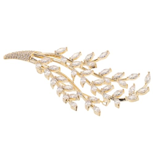 BESPORTBLE Strass-brosche Für Damen Stilvolle Anstecknadel Party-accessoire Für Hut Mantel Tasche von BESPORTBLE