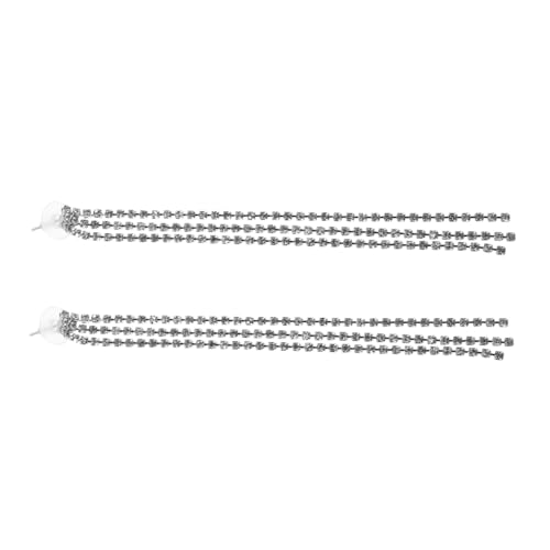 BESPORTBLE Funkelnde Strass Dangle Ohrstecker für Hochzeiten Abschlussbälle und Partys Eleganter Statement Schmuck von BESPORTBLE