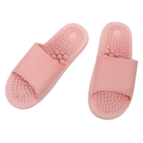 BESPORTBLE Fußmassage Hausschuhe Damen Fußpflege Massagepunkte Komfortabel Rutschfeste Indoor Sandalen für Bessere Durchblutung und Entspanntes Gehen Modisch und Vielseitig Tragbar von BESPORTBLE
