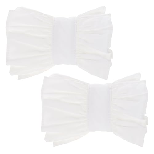 BESPORTBLE Spitzenmanschetten-set Armband Gerüschte Spitzenärmel Modisches Accessoire Für Die Hochzeit von BESPORTBLE