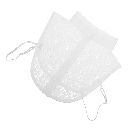 BESPORTBLE Gefälschter Kragen Für Damen Falscher Hemdkragen Aus Spitze Stilvoller Kleidungs-kragen Mit Schlichtem Bogendesign Praktisches Accessoire Für Bessere Anpassung Und Natürlichen von BESPORTBLE