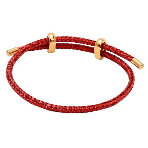 BESPORTBLE Geflochtenes Armband für Neujahr Einstellbares Design Langlebiges Kabelband für Damen Herren zu Traditioneller Kleidung Festliche von BESPORTBLE
