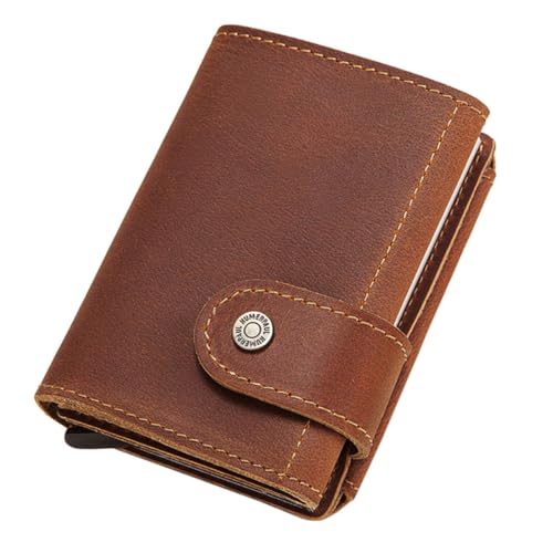 BESPORTBLE Geldbeutel Für Männer Tragbare Clutch-geldbörse Kreditkartenetui Mit RFID-Schutz Raum Für Karten Schlichtes Design von BESPORTBLE