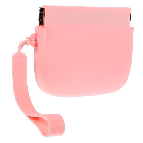 BESPORTBLE Geldbörse aus Silikon aufbewahrungssack Storage Pockets small Wallet kosmetikbeutel Brieftasche schlank klein Größe Damen Material tragbare Tasche tragbare Geldbörse Kieselgel Rosa von BESPORTBLE