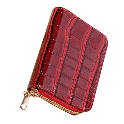 BESPORTBLE Geldbeutel Damen Klein Kompakt Mit Reißverschluss Kreditkartenetui Kartenhalter Münze Aufbewahrungstasche Für Outdoor Reisen Geschäft von BESPORTBLE