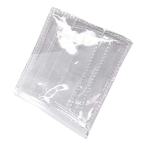 BESPORTBLE Geldbörsen Kartenhalter Transparent Geld Mini Id Kreditkartenetui Halter Münzwechsel Klare Dreifach Gefaltete Transparente Karten Geldbörse Kartentasche Karten Organizer PVC von BESPORTBLE