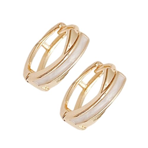 BESPORTBLE Geometrische Creolen Ohrringe für Damen Eleganter Modeschmuck für Besondere Anlässe und Alltag Vielseitig Kombinierbar Perfektes für Frauen von BESPORTBLE