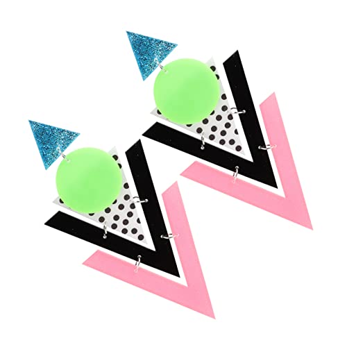 BESPORTBLE Geometrische Ohrhänger Damen Mehrlagige Dreieck Ohrringe Extravaganter Stil Ohrschmuck für Alltag Party BESPORTBLE Geometrische Ohrhänger Damen Mehrlagige Dreieck Ohrringe Extravaganter Stil Ohrschmuck für Alltag Party von BESPORTBLE