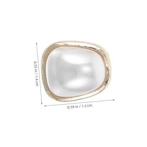 BESPORTBLE Geometrische Perlenohrringe Damen Imitat Perlen Ohrstecker Modernes Design Komfortabel Vielseitig Für Hochzeit Party Alltag von BESPORTBLE