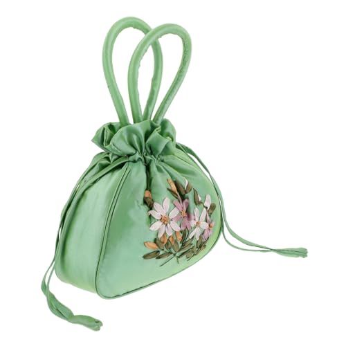 BESPORTBLE Gestickte Handtasche Für Damen Geldbörse Mit Blumenmuster Als Partytasche Praktische Clutch Für Unterwegs Vielseitig Einsetzbar von BESPORTBLE