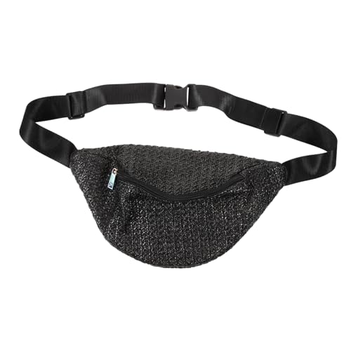 BESPORTBLE Gewebte Gürteltasche Für Damen Kleine Taillentasche Mit Modischem Design Hüfttasche Mit Gewebtem Gürtel Für Freizeit von BESPORTBLE
