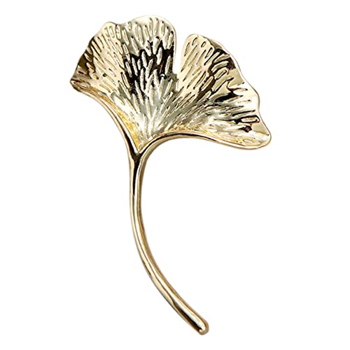 BESPORTBLE Ginkgo Brosche für Damen Legierungs Anstecknadel Emaille Pin für Kleidung Schals Taschen für Festliche Anlässe Modisches Accessoire von BESPORTBLE