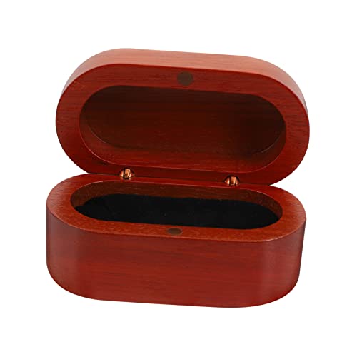 BESPORTBLE Gitarren Plektrum Aufbewahrungsbox Dunkelrot Kompakt Leicht Glatte Oberfläche für Gitarristen Passend für Reise Konzert Schule und Musikzubehör Praktischer Plectrum Organizer von BESPORTBLE