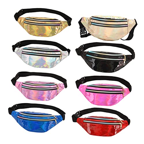 BESPORTBLE Glänzende Umhängetasche Funkelnde Tasche Multi Geldbeutel Damen Kleine Reisetasche Taille Mittel Brust Taschen Gepolstert Schulter Für Frauen Artikel Riementasche Kreuzen Rosa von BESPORTBLE