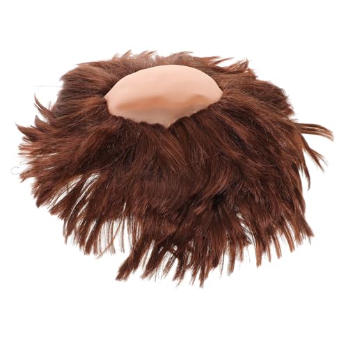 BESPORTBLE Glatzenkappenkostüm Für Männer Glatzenperücke Mit Seitenhaar Für Erwachsene Halloween-kostüm-requisite Realistische Kopfbedeckung Für Auftritte Und Cosplay von BESPORTBLE