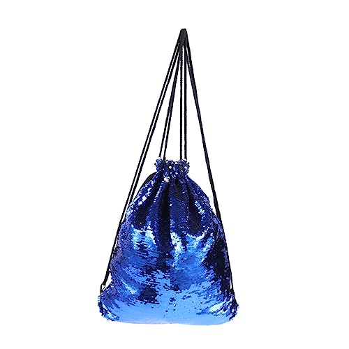BESPORTBLE Glitzer Umhängetasche Pailletten-kordelzugtasche Für Damen Kratz Und Reißfest Leicht Zu Verstauen Entnehmen Schultertasche Mit Kordelzug Geeignet Für Handy Geldbörse Notizbuch Stif von BESPORTBLE