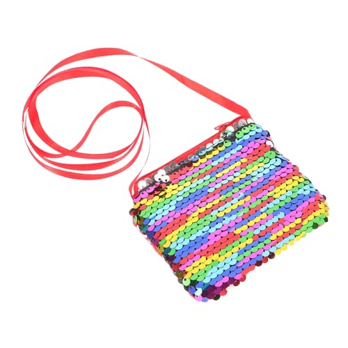 BESPORTBLE Glitzernde Umhängetasche Für Kleines Geldbörsen Design Mit Farbigen Pailletten Als Partygeschenk Für Jährige Partytasche Für Anlässe von BESPORTBLE