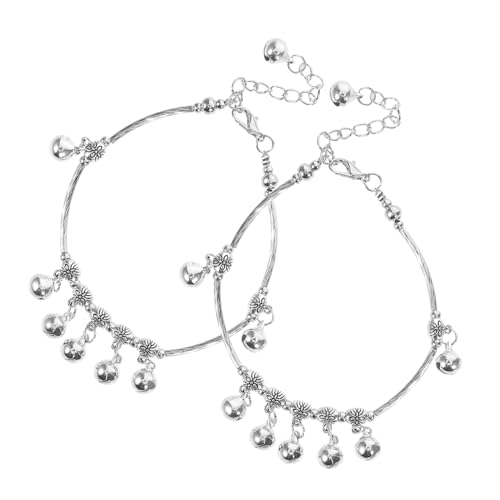 BESPORTBLE Glöckchen-fußkettchen – Ethnischer Bauchtanz-barfußkettenschmuck, Boho-Stil, Verstellbare Glöckchen-armbänder Für Auftritte Von Frauen, Bühnenshows Und Tanzübungen von BESPORTBLE