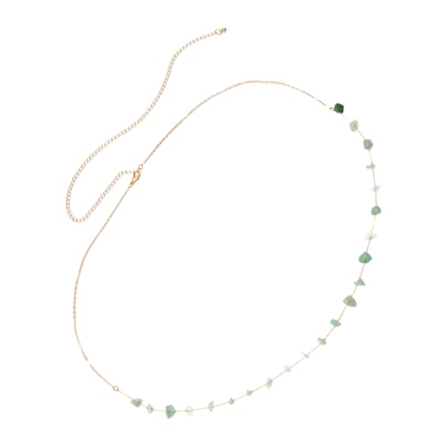 BESPORTBLE Goldene Bauchkette Kieselsteinen Taillenkette für Damen Vielseitiger Körperschmuck für Strand Sommerkleider und Alltag und von BESPORTBLE