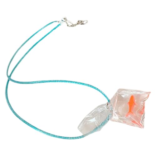 BESPORTBLE Goldfisch Anhänger Halskette Damen Modischer Leichter Schmuck für Sommer Hochzeit und Alltag Hautfreundlich Langlebig Einzigartiges Design Geschenkidee für Frauen und Mädchen von BESPORTBLE