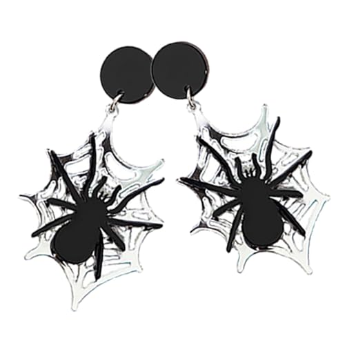 BESPORTBLE Gothic Spinnenohrringe Halloween Ohrstecker Damen Statement Ohrschmuck Leichte Ohrstecker für Frauen Mädchen Modisches von BESPORTBLE