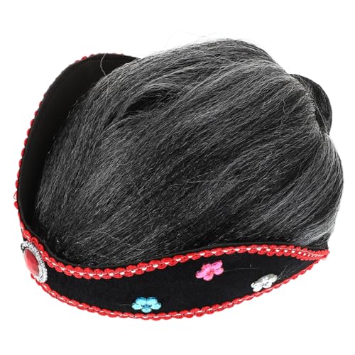 BESPORTBLE Graue Perücke mit Dutt für Erwachsene Kostüm Perücke für Alte Damen für Halloween Cosplay und Mottopartys Bequem und Einfach Anzuwenden BESPORTBLE Graue Perücke mit Dutt für Erwachsene Kostüm Perücke für Alte Damen für Halloween Cosplay und Mottopartys Bequem und Einfach Anzuwenden von BESPORTBLE