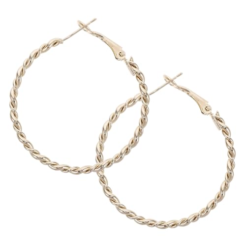 BESPORTBLE Große Goldene Creolen Damen Statement Ohrringe Gedrehte Chunky Hoops Edelstahl Silberstecker Modisch Vielseitig und Hautfreundlich für Frauen und Mädchen BESPORTBLE Große Goldene Creolen Damen Statement Ohrringe Gedrehte Chunky Hoops Edelstahl Silberstecker Modisch Vielseitig und Hautfreundlich für Frauen und Mädchen von BESPORTBLE