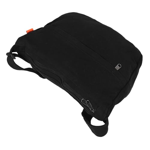 BESPORTBLE Große Kapazität Canvas Crossbody Tasche Damen Waschbarer Japanischer Messenger Bag im Casual Stil Vielseitige Umhängetasche für Arbeit Reise und Alltag Schwarze Wasserfeste von BESPORTBLE