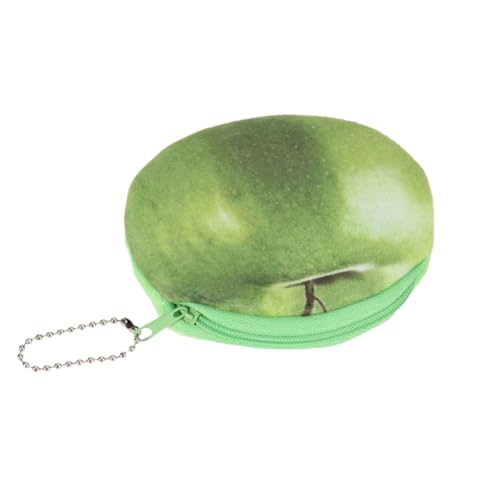 BESPORTBLE Mini-geldbörse Aus Plüsch Cartoon-Obst-Design Für Frauen Und Mädchen Mit Reißverschluss Und Metallkette Für Kleine Gegenstände Wie Bargeld Lippenstift Oder Ausweis von BESPORTBLE
