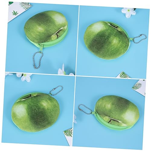 BESPORTBLE Münzgeldbörse Cartoon-obstbeutelform Plüschtasche Mini-geldbörse Mit Metallkette Reißverschluss Für Bargeld Lippenstift Ausweis Kleine Handytasche von BESPORTBLE