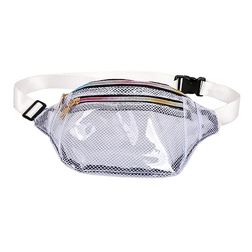 BESPORTBLE wasserdichte Hüfttasche wasserdichte Gürteltasche Klare Gürteltasche Hüfttasche Für Damen Gürteltasche Damen Fräulein Diagonale Spannweite Strandtasche Weiß von BESPORTBLE