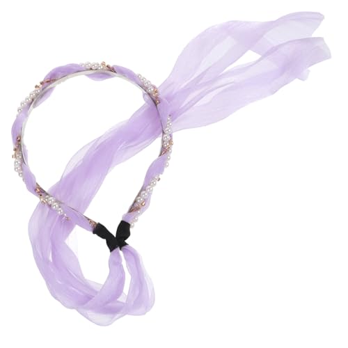BESPORTBLE Haarband Mit Bändern Aus Stirnband Für Frauen Und Mädchen Party Und Festival-kopfschmuck Leicht Und Einfach Zu Tragen von BESPORTBLE