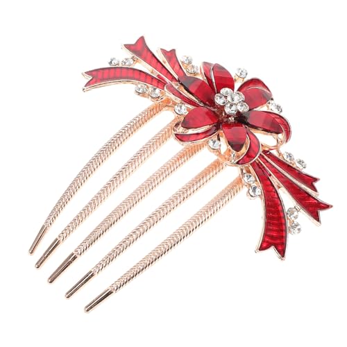 BESPORTBLE Haarkamm für Brauthochzeiten Haarspange Legierung Fünfzinkig Haarschmuck für Frauen Hochzeitsaccessoire von BESPORTBLE