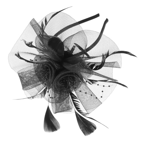 BESPORTBLE Haarschmuck Haarschmuck Für Frauen Hochzeit Braut Kopfbedeckungen Für Die Hochzeit Bezaubernder Hut Teeparty Kopfschmuck Kirche Ausgefallener Übergroßer Hut Für Frauen von BESPORTBLE