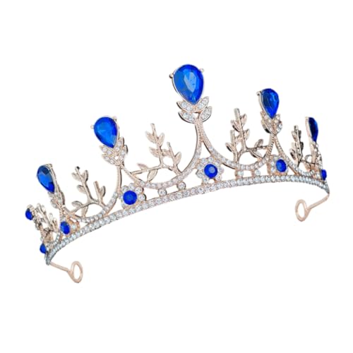 BESPORTBLE Strass Tiara Für Hochzeit Braut Stirnband Krone Mit Kristallkamm Diademe Für Frauen Brautkopfschmuck Partykrone Hochzeitsdecoration von BESPORTBLE