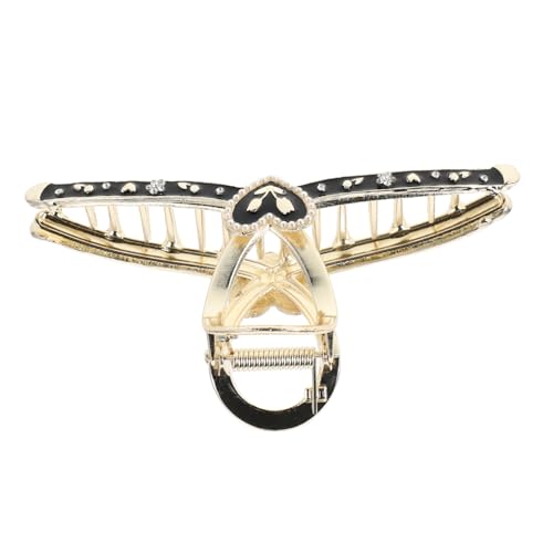 BESPORTBLE Haarspange Mit Strasssteinen Im Herz-design Kleine Klammer Aus Metall Für Frauen Vintage -clip Für Und Hochsteckfrisuren von BESPORTBLE