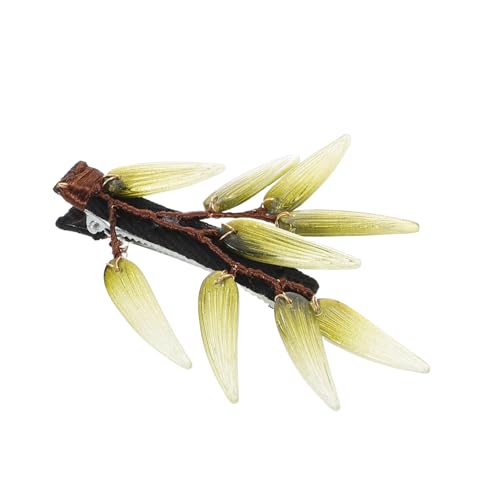 BESPORTBLE Haarzubehör Für Mädchen Blatt Kopf Entenbill Clip Haarklammern Lustige Haarklammern Frauen Haarnadeln Dekorative Frauen Haarnadeln von BESPORTBLE