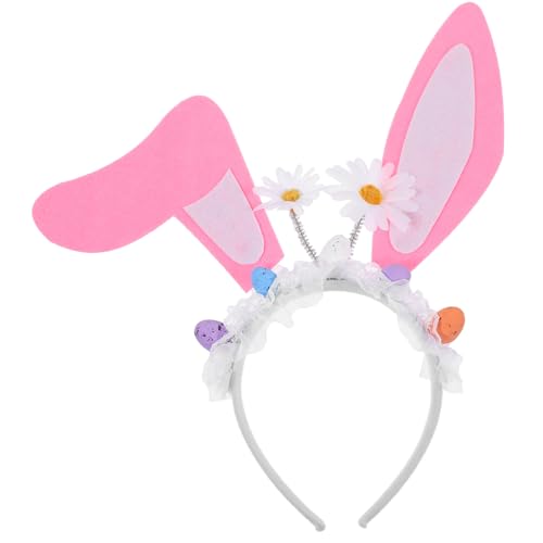 BESPORTBLE Häschen-Stirnband haargummis ostern haarschmuck Osterparty für den Hasen Haarschmuck für Ostereiersuche Mädchen Plüsch Halloween Hasenohren Stirnband Hasenohren Kostüm Stoff von BESPORTBLE