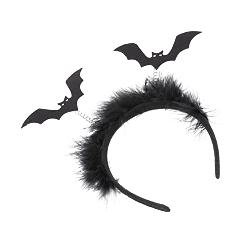 BESPORTBLE Halloween Fledermaus Kopfband Horror Haarschmuck Für Partys Maskenbälle Und Festlichkeiten Für Junge Mädchen Und Erwachsene Stilvolles Kostümzubehör Zur Schaffung Gruseliger von BESPORTBLE