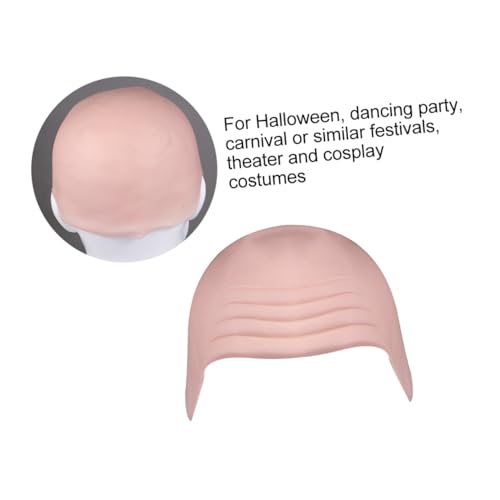 BESPORTBLE Halloween Glatzen Maske Cosplay Perücke Atmungsaktiv Lustig Für Kostüm Party Karneval Erwachsene BESPORTBLE Halloween Glatzen Maske Cosplay Perücke Atmungsaktiv Lustig Für Kostüm Party Karneval Erwachsene von BESPORTBLE