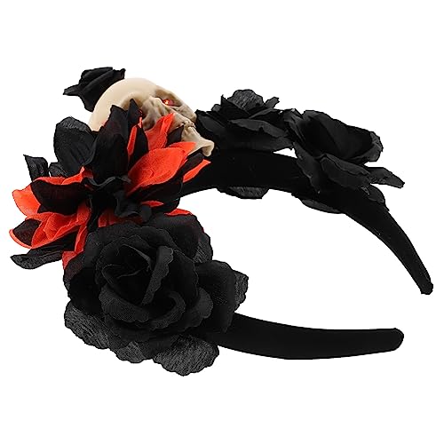 BESPORTBLE Halloween Haarschmuck Stirnband Mit Skelett Design Lustiges Kopfstück Für Kostümpartys Und Fotorequisiten Langlebig Und Bequem Für Damen von BESPORTBLE